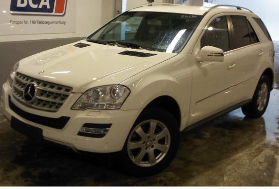 Left hand drive MERCEDES ML CLASS 350 CDI 7G-TRONIC -